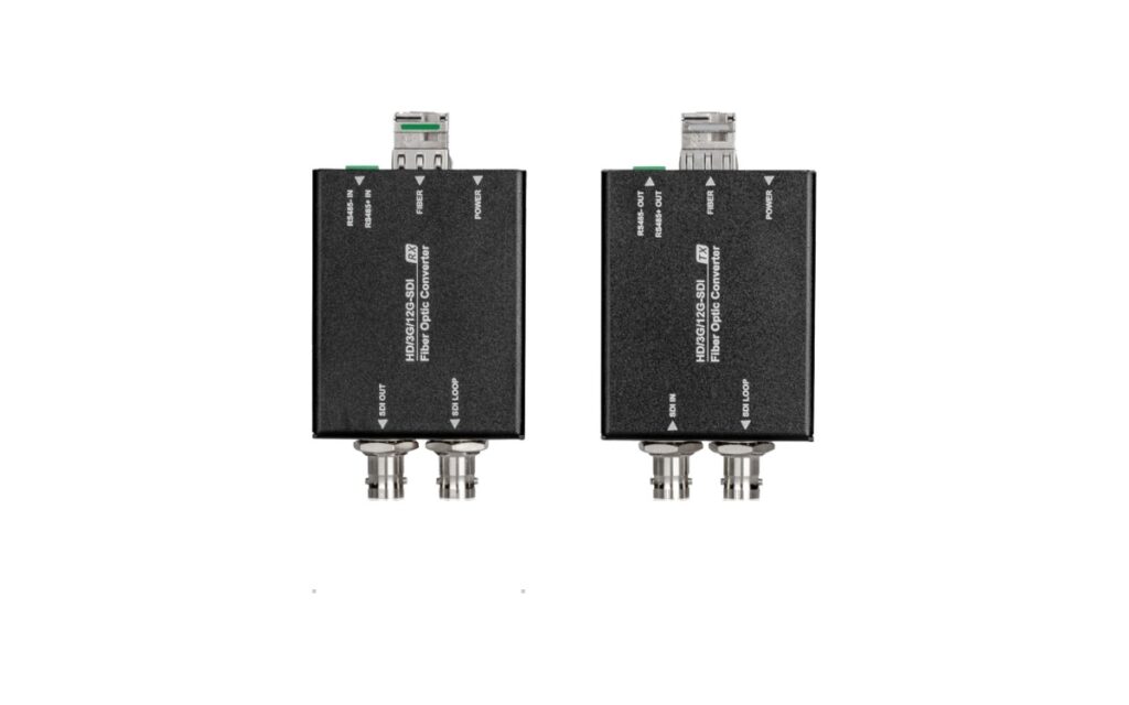 12G-SDI Fiber Optic Extender – alternate view 2