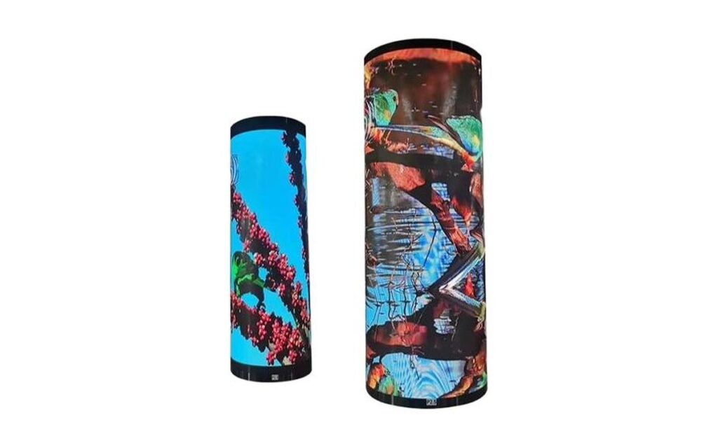 Cylindrical LED Displays
