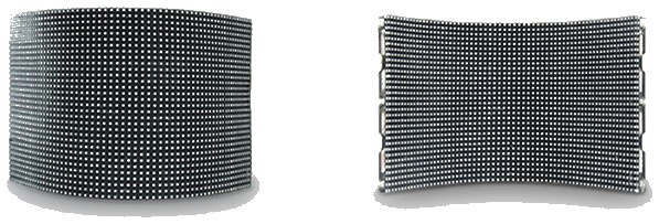 Cylindrical LED Display – ultra-thin 8mm module