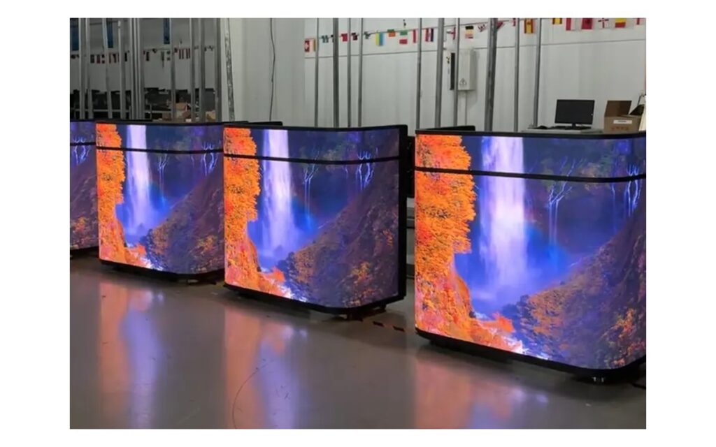 DJ Table LED Display – multiple units in factory