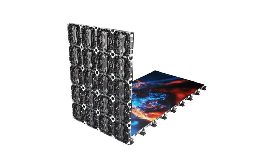 Floor-T Series – cabinet matrix rear view