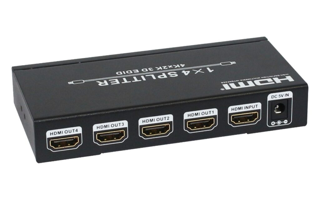 HDMI 1.4 Splitter 1×4 – alternate view 2