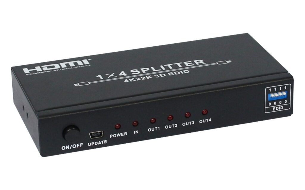 HDMI 1.4 Splitter 1×4 – alternate view 3