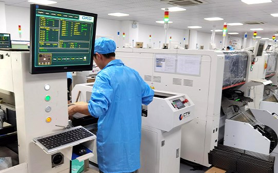 Production monitoring for LED display cabinets