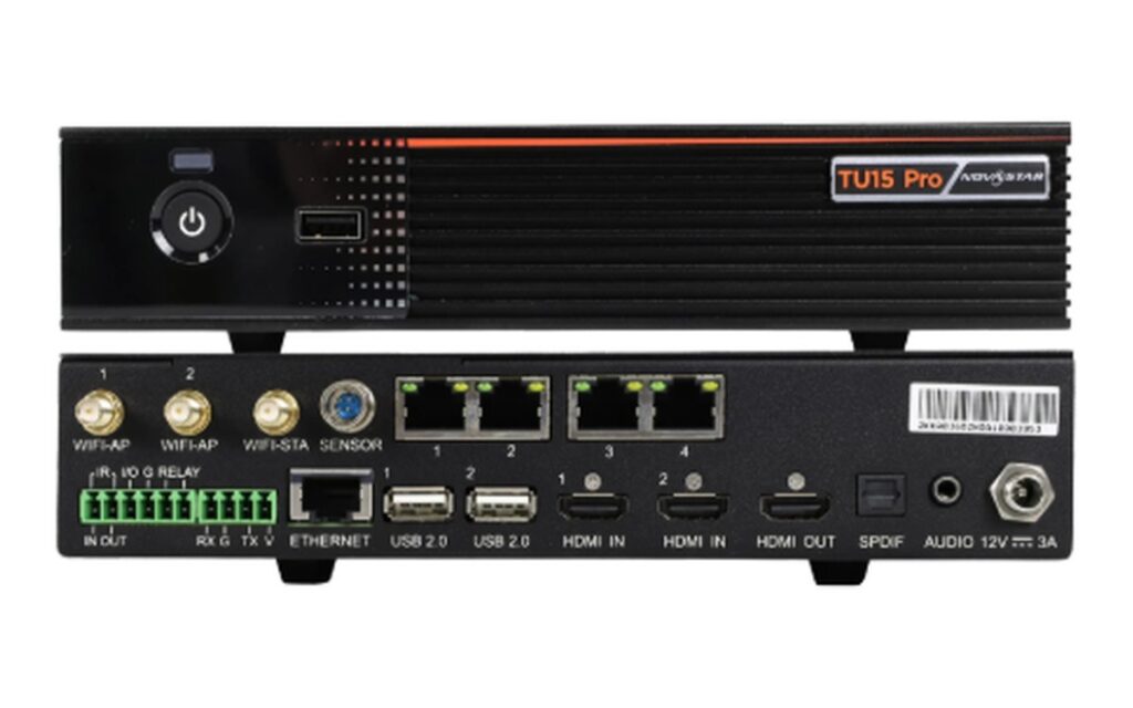 NovaStar TU15 Pro playback control processor – alternate view 1