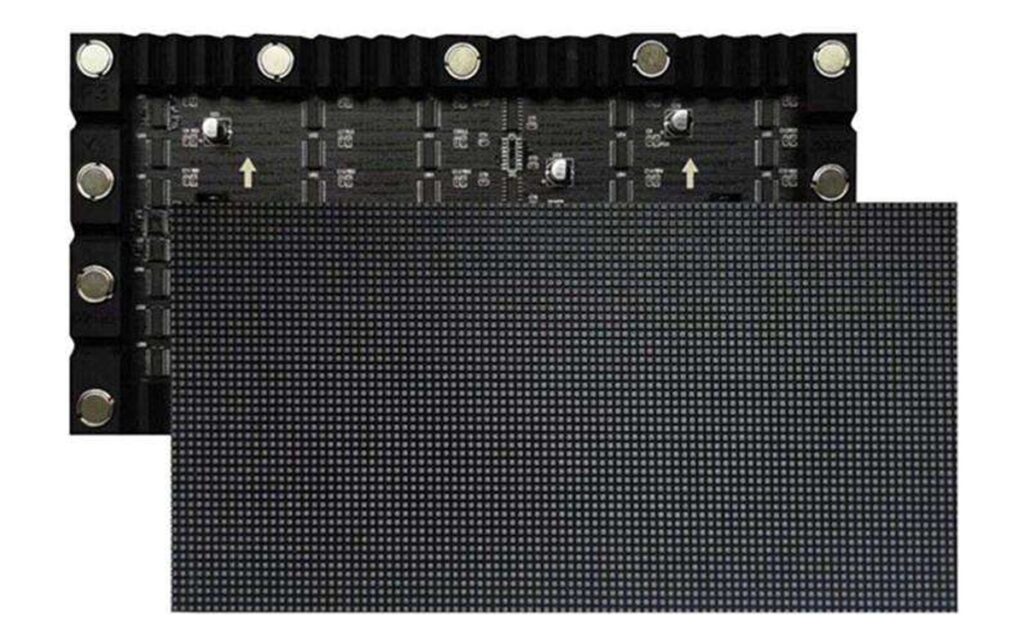 Ribbon-Shaped Series front pixel array and rear panel